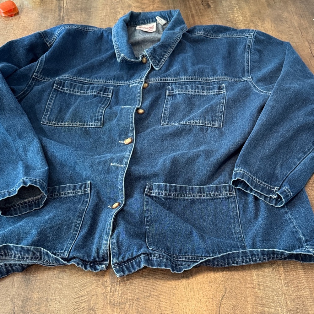 Anna Deep Blue Women's‎ Jean Jacket